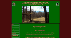 Desktop Screenshot of narragansettbowhunters.org