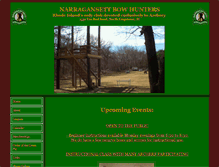 Tablet Screenshot of narragansettbowhunters.org